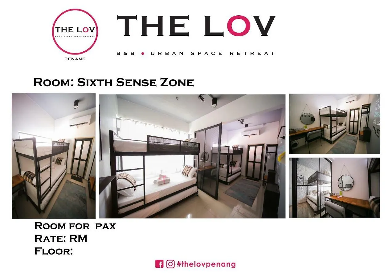 Female Dorm @ The Lov Penang Bed and Breakfast Bayan Lepas 0*,  Malaysia